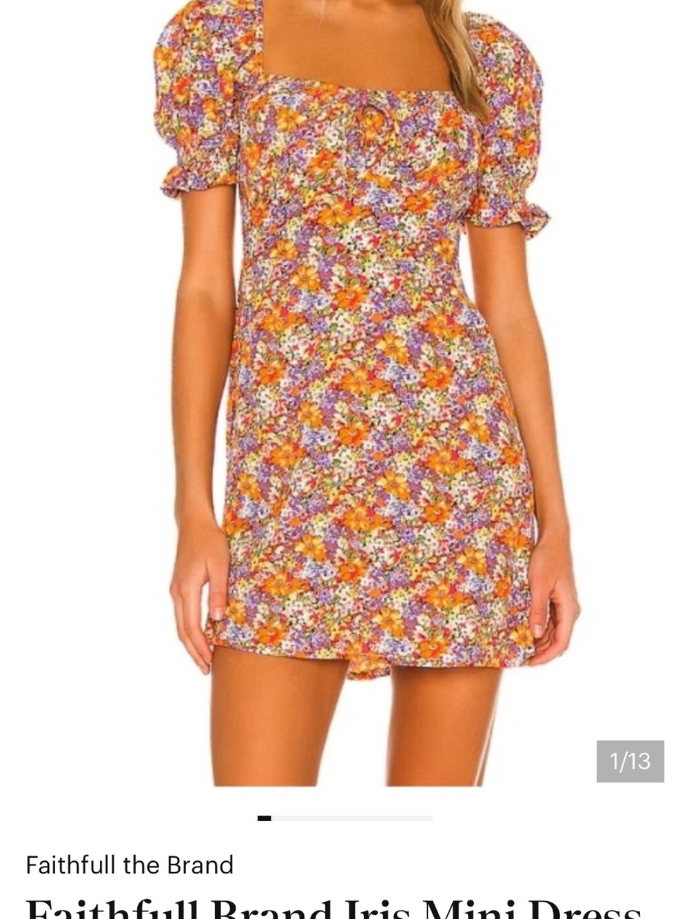 Faithfull the Brand Iris Mini Dress